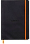 Rhodia Notizbuch DIN A5 Liniert Geleimt Seitlich gebunden Softcover Schwarz...