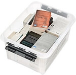 SmartStore Classic Kunststoff Aufbewahrungbox 31 L Mit Deckel Transparent 39 x...