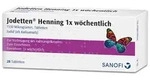 JODETTEN Henning 1x w&ouml;chentlich Tabletten 28 St