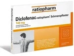 DICLOFENAC-ratiopharm Schmerzpflaster 5 St