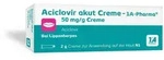 ACICLOVIR akut Creme-1A Pharma 2 g