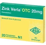 ZINK VERLA OTC 20 mg Filmtabletten 20 St
