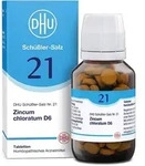 DHU Sch&uuml;&szlig;ler-Salz Nr. 21 Zincum chloratum D6 200 St
