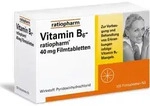 VITAMIN B6-RATIOPHARM 40 mg Filmtabletten 100 St