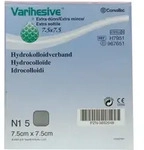 VARIHESIVE extra d&uuml;nn 7,5x7,5 cm HKV hydroaktiv 5 St