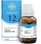 DHU Sch&uuml;&szlig;ler-Salz Nr. 12 Calcium sulfuricum D6 Tabletten 200 St
