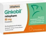 GINKOBIL-ratiopharm 80 mg Filmtabletten 30 St