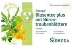 SIDROGA Blasentee plus mit B&auml;rentraubenbl&auml;ttern 20X2.0 g