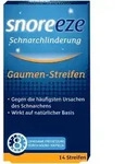 SNOREEZE Schnarchlinderung Gaumenstreifen 14 St