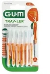 GUM TRAV-LER 0,9mm Kerze orange Intendent.+6Kappen 6 St