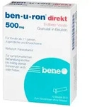 BEN-U-RON direkt 500 mg Granulat Erdbeer/Vanille 10 St