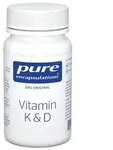 PURE ENCAPSULATIONS Vitamin K & D Kapseln 8 g
