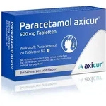 PARACETAMOL axicur 500 mg Tabletten 20 St