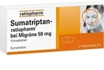 SUMATRIPTAN-ratiopharm bei Migr&auml;ne 50 mg Filmtabl. 2 St