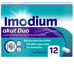 IMODIUM akut Duo 2 mg/125 mg Tabletten 12 St
