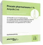 PROCAIN pharmarissano Ampulle 1% 2 ml Inj.-Lsg. 10X2 ml