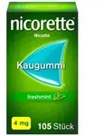 nicorette&reg; Kaugummi freshmint, 4 mg Nikotin 105 St