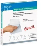 H&Ouml;GA-KOMPRESSEN 7,5x7,5 cm steril 8fach 5X2 St