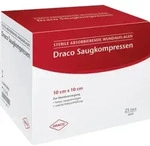 SAUGKOMPRESSEN steril 10x10 cm Draco 25 St