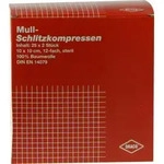SCHLITZKOMPRESSEN Mull 10x10 cm steril 12fach 25X2 St