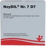 NEYDIL Nr.7 D 7 Ampullen 5X2 ml
