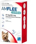 AMFLEE combo 67/60,3mg Lsg.z.Auftr.f.Hunde 2-10kg 3 St