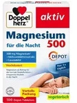 DOPPELHERZ Magnesium 500 f&uuml;r die Nacht Tabletten 100 St