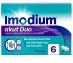IMODIUM&reg; akut Duo bei akutem Durchfall mit Bl&auml;hungen 6 St