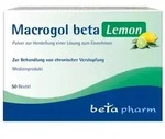 MACROGOL beta Lemon Plv.z.Her.e.Lsg.z.Einnehmen 50 St