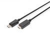 Digitus DisplayPort / HDMI Adapterkabel DisplayPort Stecker, HDMI-A Stecker 3.00 m