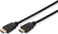 DIGITUS AK-330107-100-S, Digitus HDMI Anschlusskabel HDMI-A Stecker, HDMI-A Stecker