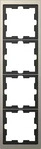 MERTEN MEG4040-6550, Merten Rahmen Abdeckung System Design Nickel MEG4040-6550 1 St.
