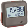 TFA Dostmann 60.2031.10 Quarz Wecker Grau Alarmzeiten 1 Vibrationsalarm, Extra...