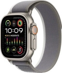 APPLE MT5Y3ZM/A, Apple Trail Loop Armband 44 mm, 45 mm, 49 mm S/M Gr&uuml;n, Grau Watch