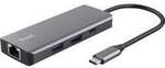 Trust USB-C&reg; Dockingstation DALYX 6-IN-1 MULTIPORT ADAPTER Passend f&uuml;r Marke