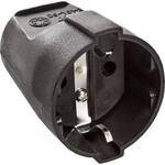 AS Schwabe 45012 Schutzkontaktkupplung Kunststoff 230 V Schwarz IP20