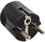 AS Schwabe 45032 Schutzkontaktstecker Kunststoff 230 V Schwarz IP20