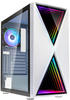 KOLINK VOID X WHITE, Kolink Void X ARGB PC-Gehäuse, Gaming-Gehäuse Weiß