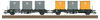 TRIX H0 24161 H0 Behälter-Transportwagen-Paar Laabs der DB