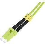 Digitus DK-2533-01-5 Glasfaser LWL Anschlusskabel 1.00 m Gr&uuml;n [1x LC-Stecker - 1x