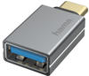 hama 00200300 USB-OTG-Adapter, USB-C-Stecker - USB-Buchse, USB 3.2 Gen1, 5 Gbit/s,