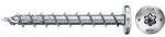 Fischer 670531 Power-Fast II Spanplattenschraube 6 mm 50 mm T-Profil Stahl galvanisch