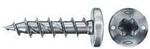 Fischer 670235 Power-Fast II Spanplattenschraube 4 mm 20 mm T-Profil Stahl galvanisch