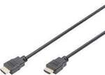 Digitus HDMI Anschlusskabel HDMI-A Stecker, HDMI-A Stecker 3.00 m Schwarz
