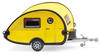 Wiking 009236 H0 Anhänger Modell T@B Wohnwagen - gelb/schwarz