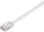 MicroConnect V-UTP60025W-FLAT RJ45 Patchkabel 0.25 m Wei&szlig; 1 St.