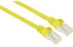 Intellinet 740586 RJ45 Patchkabel CAT 6a S/FTP 0.25 m Gelb Folienschirm,