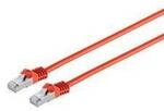 MicroConnect SFTP7015R RJ45 Patchkabel 1.5 m Rot 1 St.