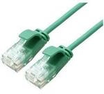 ROLINE UTP DataCenter Patchkabel Cat.6A (Class EA), LSOH, slim, gr&uuml;n, 0,5 m