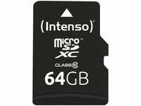 INTENSO 3413490, Intenso High Performance microSDXC-Karte 64 GB Class 10 inkl.